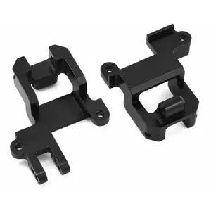 STRC CNC Machined Aluminum Heavy Duty Front Shock Towers/ Panhard Mount, (1pr) for TRX-4 (Black)