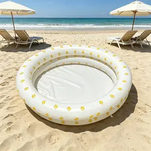Inflatable Pool Wave Ball Ocean Ball Pool, Baby Swimming Pool Bath Tub Play Pool, Portable Inflatable Baby Bathtub, Indoor Large Child Swim Tub, Cute Cartoon Pattern, Kid Swimming Pool