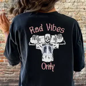 Radiology Tech Funny Tee Vintage Style X Ray Tech Shirt Rad Tech Humor T-shirt Retro T-shirt For Ct Mri Tech New Grad Radiology Tech Gift R896Radio