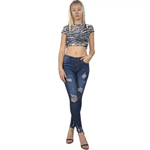 Arden Distressed Light Wash Skinny Jeans