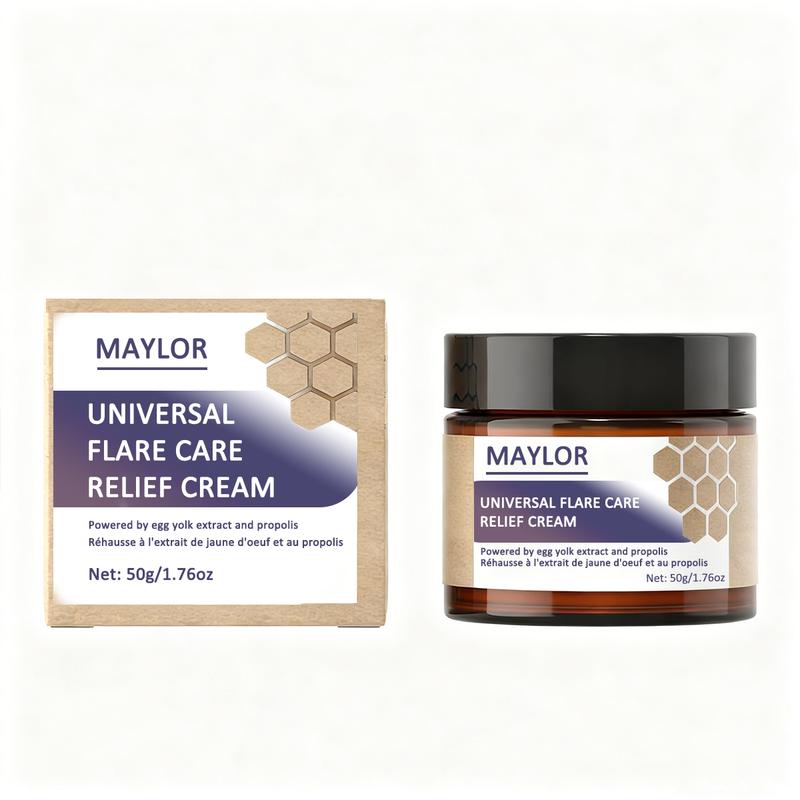 MAYLOR Universal Flare Care Drawing Salve, Soothing Relief with Propolis & Egg Yolk Extract,Suitable for irritated skin,Relief of skin itching,Anti-Chafing,Soothing Skin Support,Multi-functional skincare cream