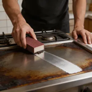 Emery Magic Sponge Eraser Set - Heavy-Duty Scouring Sponges for Non-Electric Descaling, Rust Removal, Dishwashing & Cookware Stain Remover, Kitchen Pot Cleaning Pads