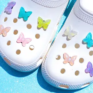 Butterfly Jelly Shoe Charms