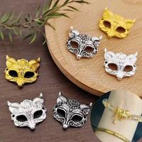 43-Fox Mask Pendants(10pcs)
