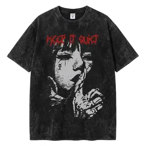 2026 Summer Gothic Mesh T-Shirt Men Women, Breathable Athletic Crew Neck Tee, Casual Niche Streetwear, 2D Printed Cooling Top