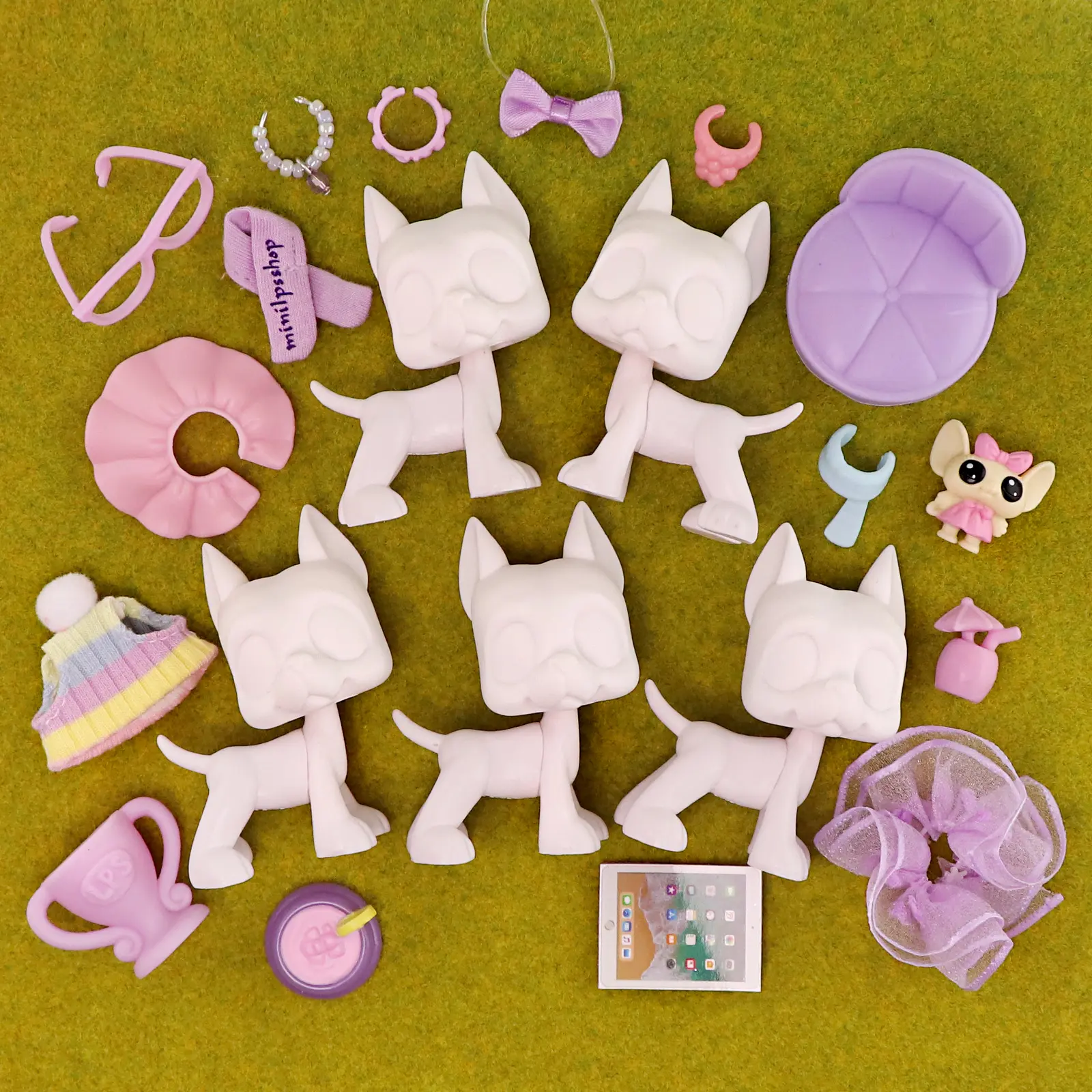 5pcs dogt base+ 16pcs accessories