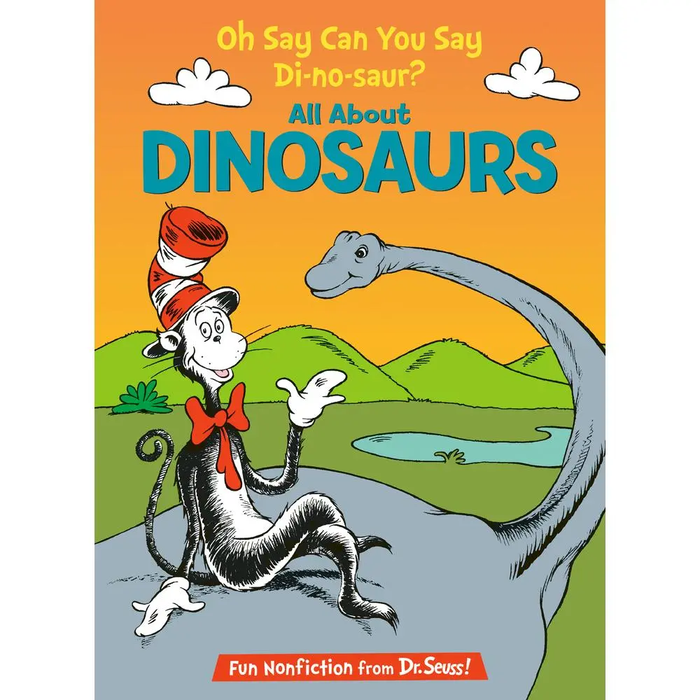 USED Book - Oh Say Can You Say Di-No-Saur? All about Dinosaurs by Worth, Bonnie (Hardcover) - english