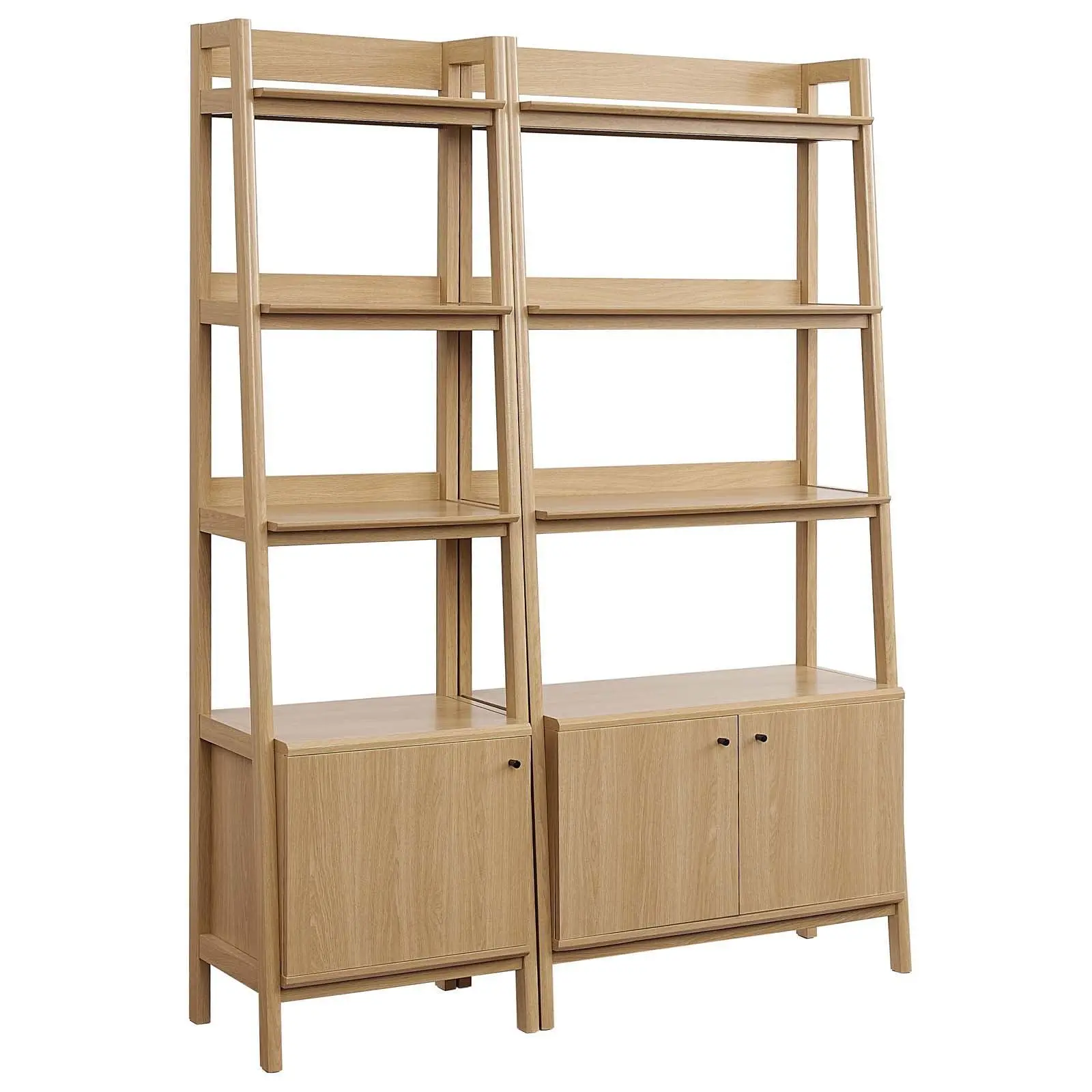 Modway Bixby Wood Bookshelves - Set of 2