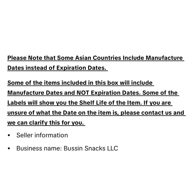 30 Snacks for $30 - Asian Snack Mixed Box