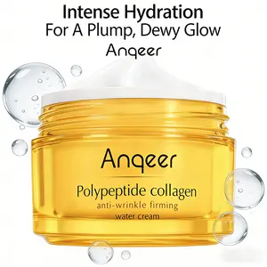 Anqeer Collagen Hydrating Cream for Glowing Skin, 24H Moisture-Burst Formula, Gentle & Smooth Application, Wrinkle & Spot Treatment, Suitable for Sensitive Skin