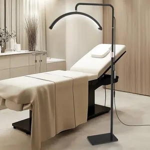 23'' LED Floor Light, Half Moon Lamp For Lash Extension, Lighting For Beauty, Skincare, Lashes, Eyebrows, Filming Content Creation-Modern