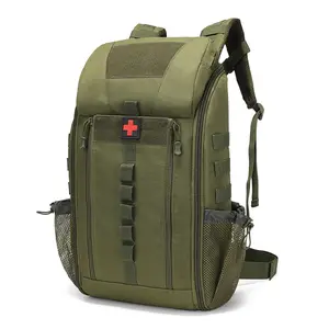 Military fans tactical outdoor medical backpack large capacity camping backpack first aid bag multi-functional storage bag