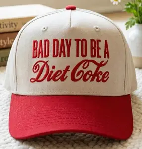 Bad Day To Be A Diet Coke Embroidered Baseball Hat, Summer Coke Lover Cap