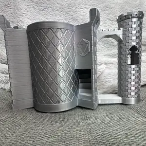 Castle Can Holder Dice Tower and Dice Holder