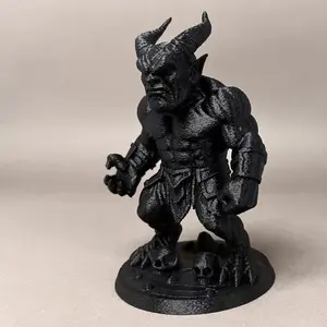 3D Printed Dark Demon Statue, Perfect Game Collector Gift, Home Decor Ornament, Ideal for Christmas, Halloween, Valentine's Day, Birthday, Figurine Decoration