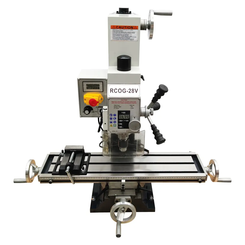 YOKOMA 1300W RCOG-28V Brushless Precision Milling and Drilling Machine 110V