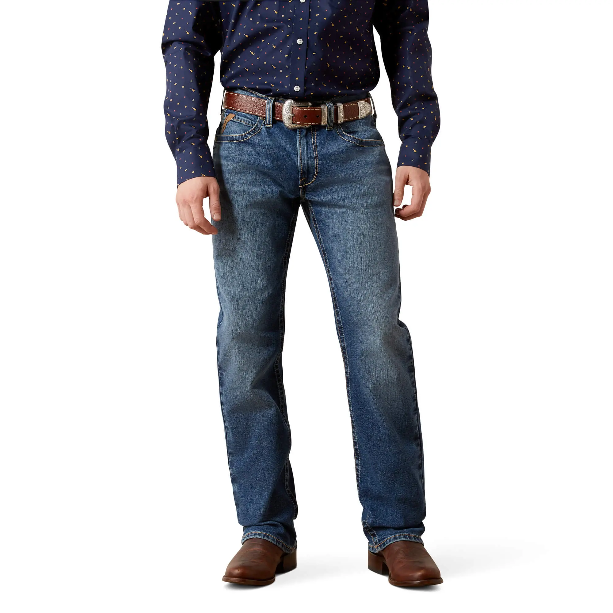 Men's M5 Straight Calico Leg Jeans