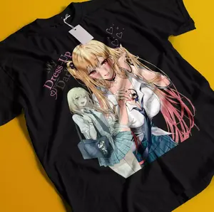 My Dress Up Darling Shirt Marin Kitagawa T-Shirt Anime Lovers Gift Tshirt Waifu, Wardrobe Staple, For Any Season, Classic Styles