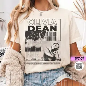 Olivia Dean Vintage Comfort Colors and Gildan Premium Cotton Soft Relaxed Fit Top Gift For Her Him Unisex Comfortable Apparel Multi Color Selection