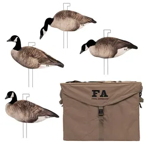 Final Approach Last Pass Honker Silhouette Decoys 60 Pack with Flocked Heads and Bag - Gen 5