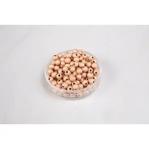 Round Ball Stardust Bead with No Stones - 14K Gold Filled (Rose)