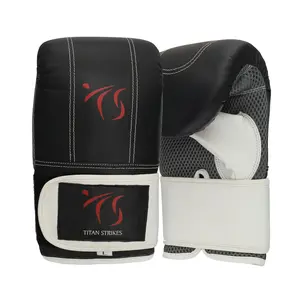 TITAN STRIKES Boxing Bag Gloves for Men & Women, MMA Kickboxing Training, Breathable Heavy Bag Workout Mitts with Manufacturer Warranty, Secure Fit & Padded Palms