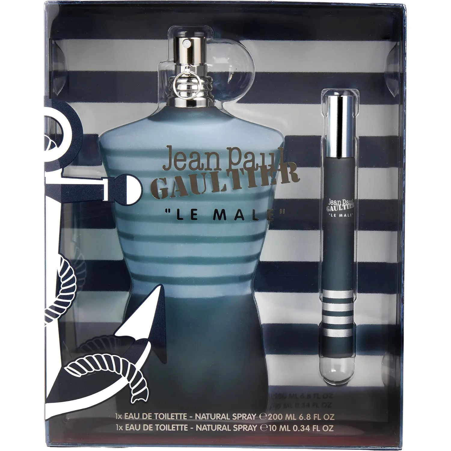 Jean Paul Gaultier Set-Edt Spray 6.8 Oz & Edt Spray 0.34 Oz Mini For Men