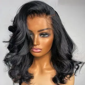 OQ HAIR M-Cap Face-Framing Layered Cut Body Wave 9x6 Wear Go Glueless Wig With Curtain Bangs Pre Bleached Mini Knots Pre-Cut Lace Wig