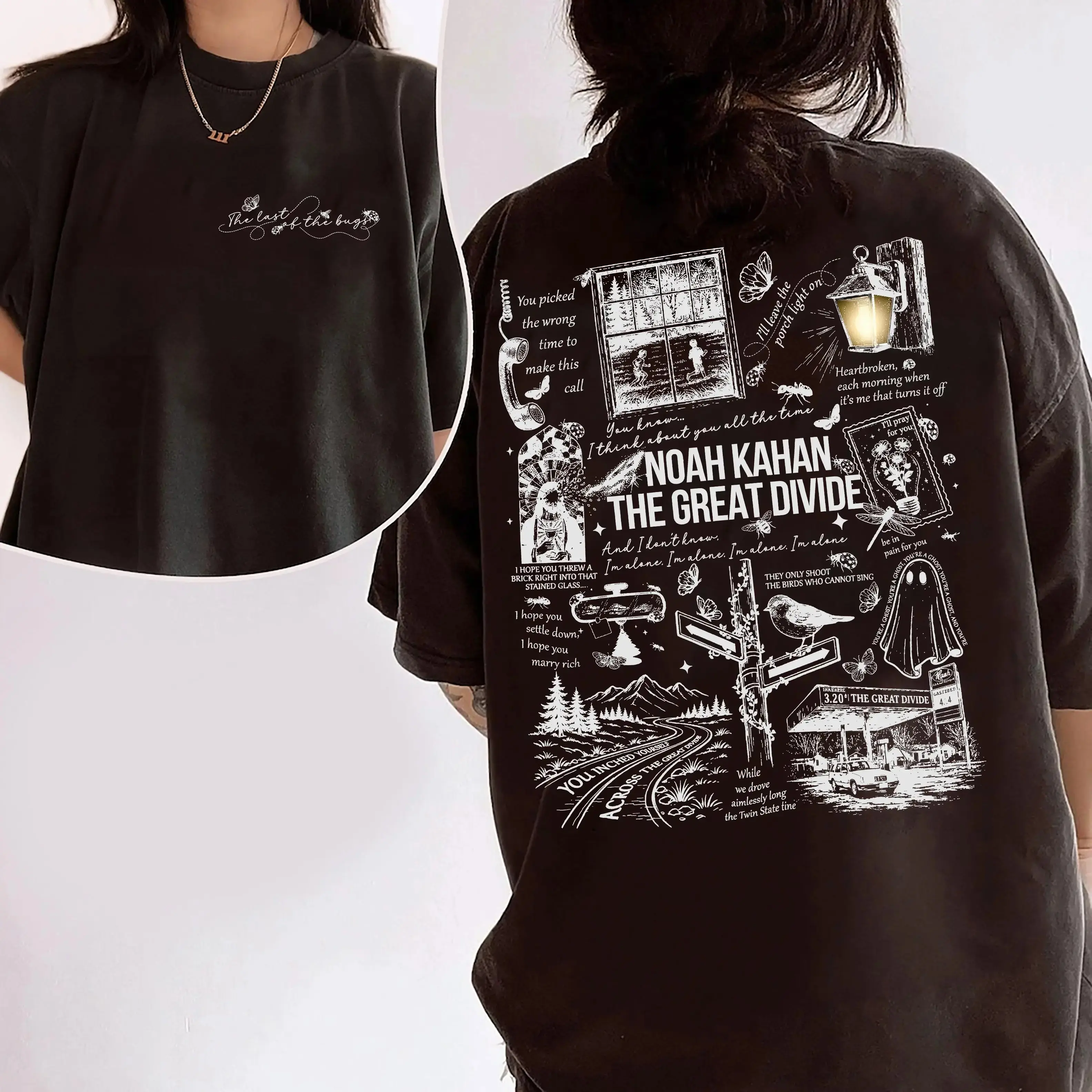 Vintage Noah Kahann Shirt, Indie Folk Concert 2-sided Shirt, Retro The Divide NK Tee, Unisex Country Music Shirt Gift for Fan