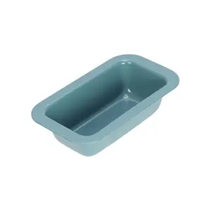 CHEFMADE Rectangle Loaf Pan, Non-Stick Oblong Bread and Meat Bakeware for Oven Baking (Green)