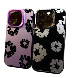 SE Luxury D-Denim T-Tears Phone Case For iPhone 17 16 15 14 13 12 11 mini Pro Max X 8 7 Plus Anti Fall Matte Back Cover