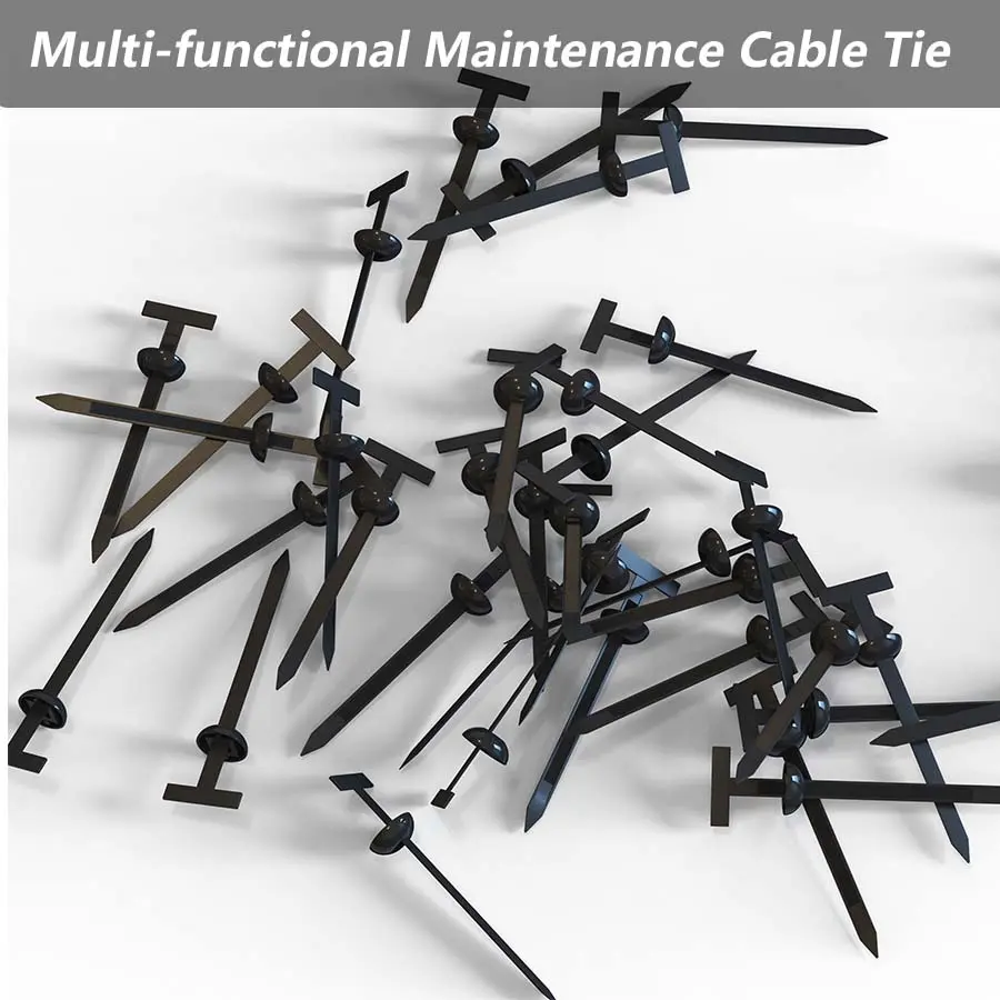 100 pieces of self-locking black zip ties - ideal for cable management in homes, offices, gardens, and workshops, suitable for indoor and outdoor use with self-locking black nylon ties, suitable for both indoor and outdoor applications