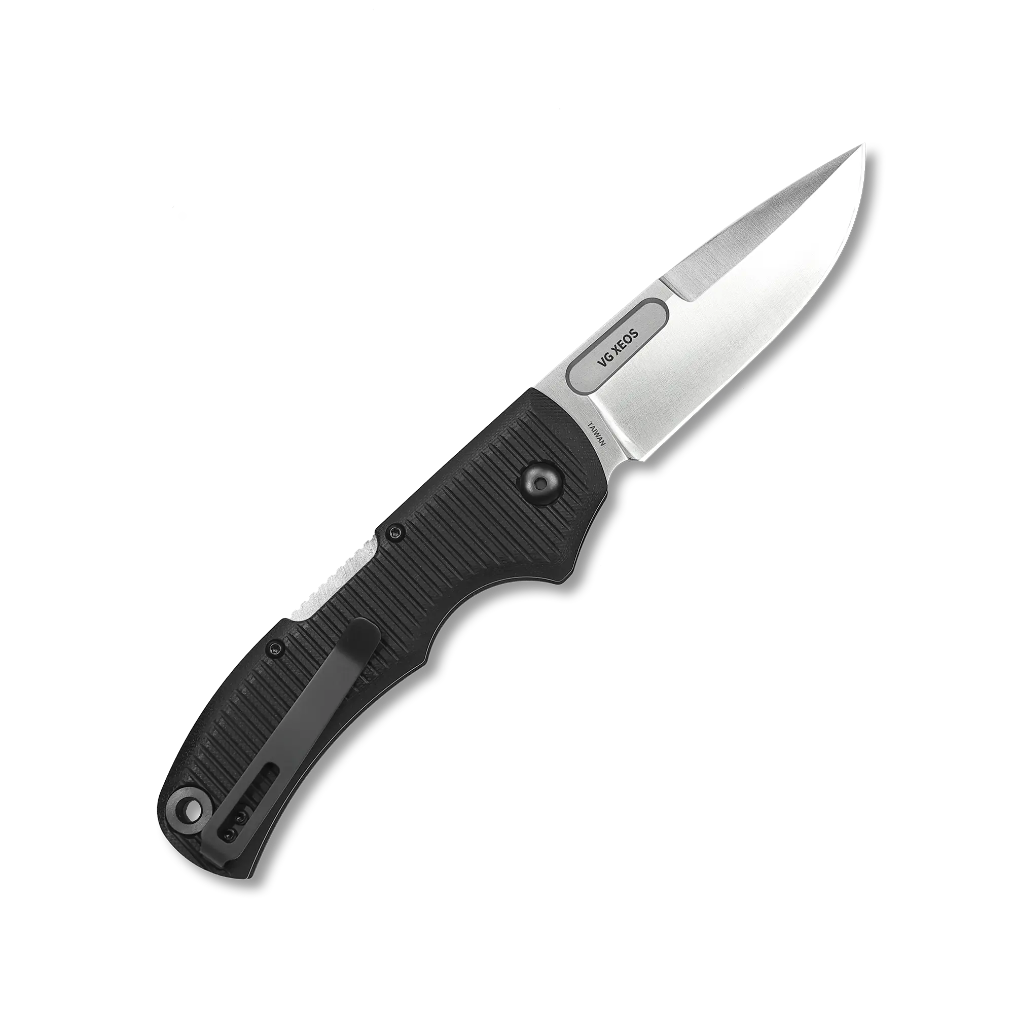 DOTS GEAR Diafire HT One Pocket Knife, 3.7" VG XEOS Blade, Back Wedge Lock, G10 Handle, Ideal for Everyday Carry