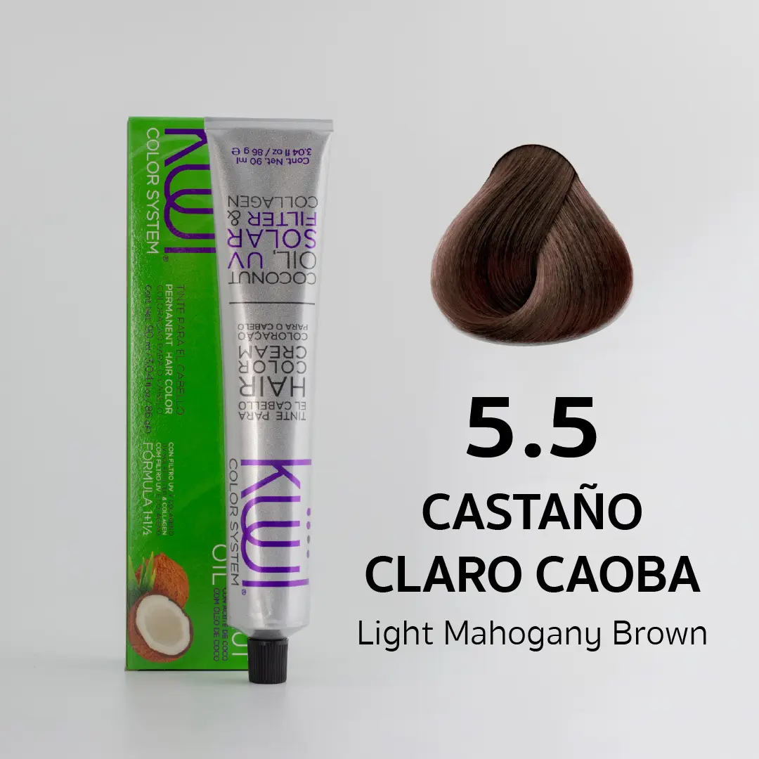 5.5 - Light Mahogany Brown