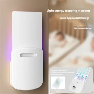 UV LED Mosquito Killer Lamp, Home Use Anti-Mosquito Sticker Trap, Fly Catcher Light, Effective Mosquito Repeller, Indoor Pest Control