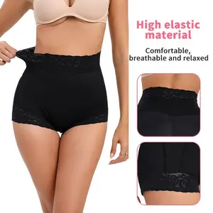 Women'S Hip Lifting Pants High Waist Cinching Clothes, Abundant Buttocks Raised Buttocks Lace Triangular Abdominal Pants