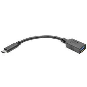 Tripp Lite USB 3.1 Gen 1 5 Gbps USB-C Adapter Cable - C-Type Adapters, 6 in Connector, for Mobile Phones & Electronic Devices Port Connectivity