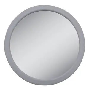 Zadro E-Z Grip Compact Mirror with 12X Magnification, 18 Secure Suction Cups, 3.75-Inch Diameter, Lightweight Design, Available Multiple Colors