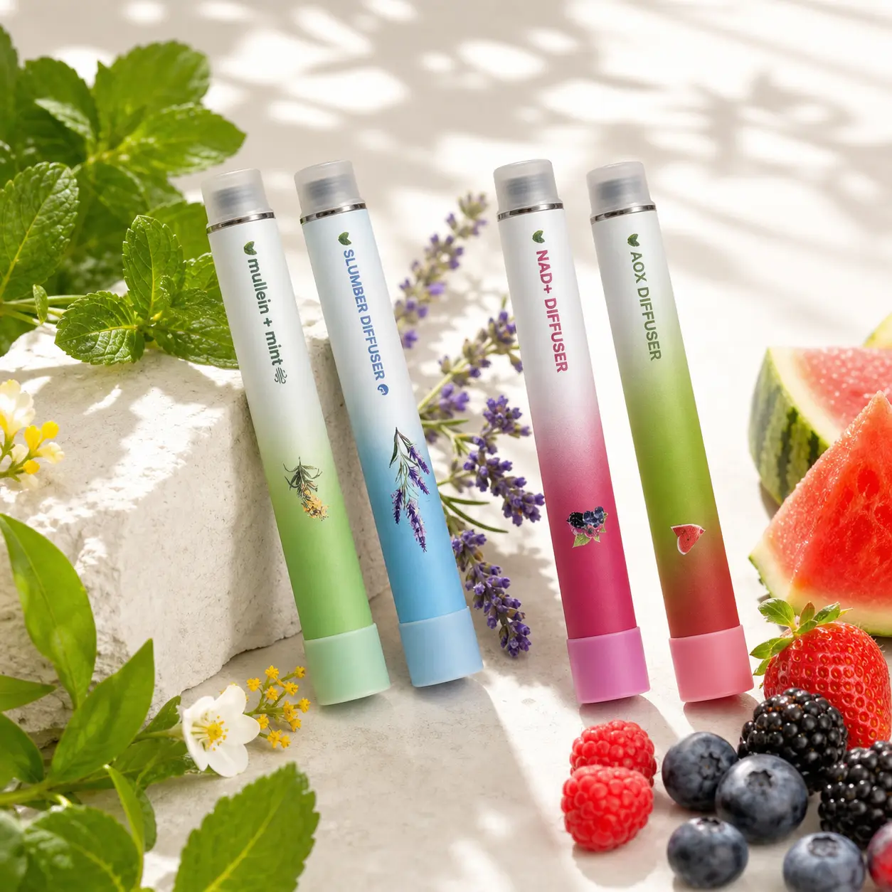 Nasal Stick: Freshens Breath, Eliminates Odors — 4 Flavors Free Your