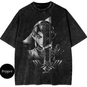 The Legend of Zelda Shirt, Game Shirt, Vintage T-Shirt, Unisex Cotton Crewneck T-Shirt-Medium, Short Sleeve, Casual Streetwear Printed Tee RT6