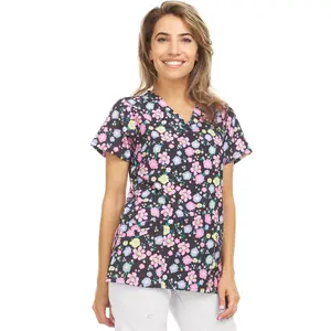 Naomi - V-Neck Scrub Top By MediChic XS-3X / 40