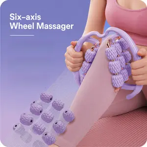 Cellulite Massage Roller, Leg & Calf Muscle Massage Roller for Body Care, Muscle Relaxation, Stretching and Daily Recovery, Leg Clamping Massage Tool, Deep Tissue Massager, Relaxation Massage Equipment