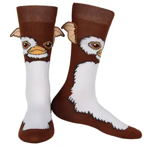 Gremlins Gizmo Socks 3D Ears Large Character Design Adult Stretchy Crew Socks For Men Women 1 Pair