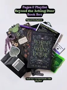 Beyond the Aching Door Book Box - Signed Bookplate, Curated Playlist, Bookish Merch, Stickers, Bookmark, Digital Backgrounds & More