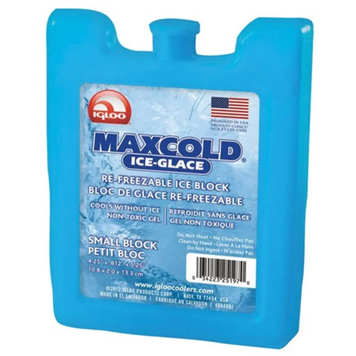 Igloo 25197 Maxcold Reusable Ice Pack - Small Block, Kitchen & Bar Utensil Accessory