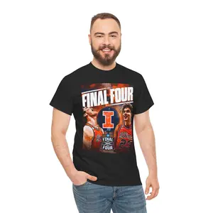 Illinois Fighting Illini Final Four 2026 Basketball Graphic Tee