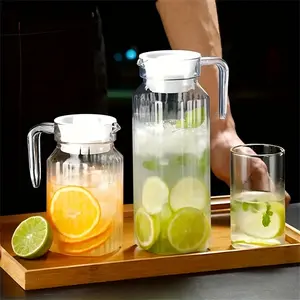 Transparent Acrylic Juice Drink Carafe Cup, Cold Fruit Container, Narrow Neck Beverage Jar, Outdoor Picnic Party Use Drinkware, Easy To Clean