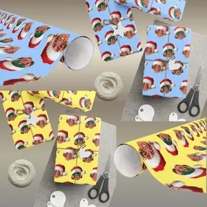 Retro Kyle Jackson Wrapping Paper, Vintage Soft Wrap, Christmas Wrapping Gift, Banana Fan Gift, Summer Sports Flag, Wrapping Paper trend, Wrapping Paper best selling