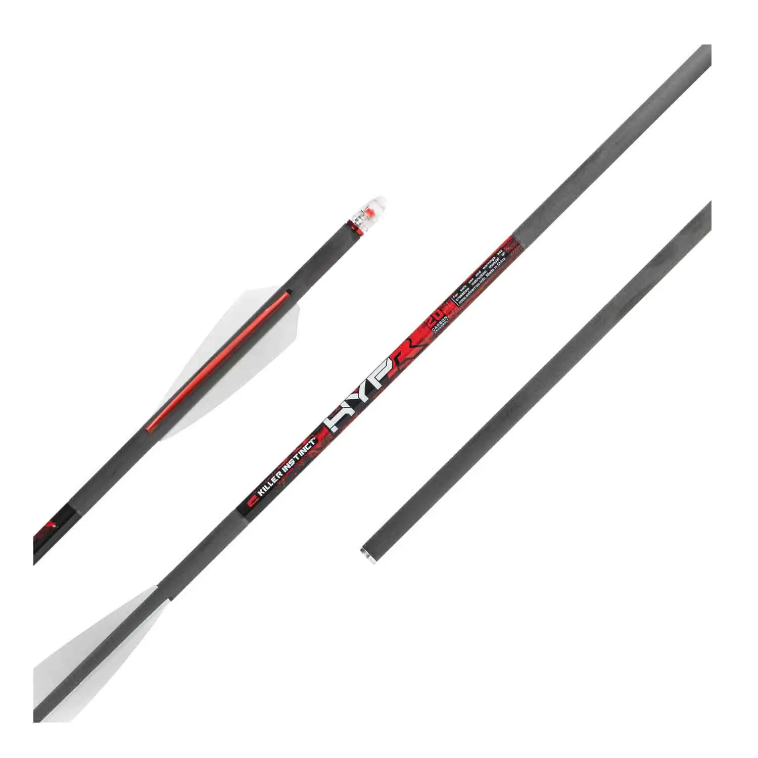 Killer Instinct Hypr-V 20" Lighted Crossbow Bolts