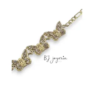 COPPER BRACELET VIRGIN-BUTTERFLY (1782)